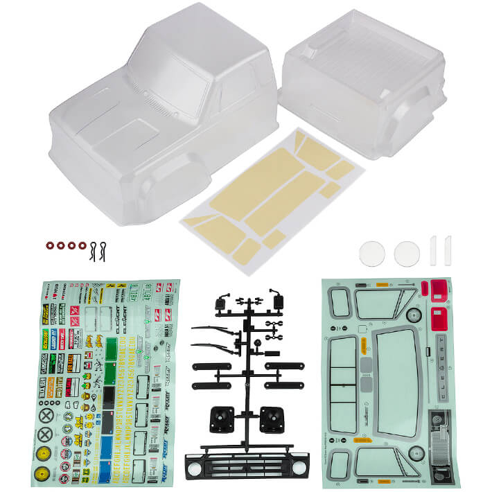 Element RC Sendero Body Set, Clear (EL42120)