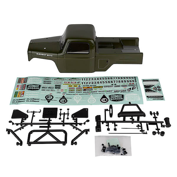 Element RC Enduro Ecto Body Set (325mm W/B) - Green (EL42164)