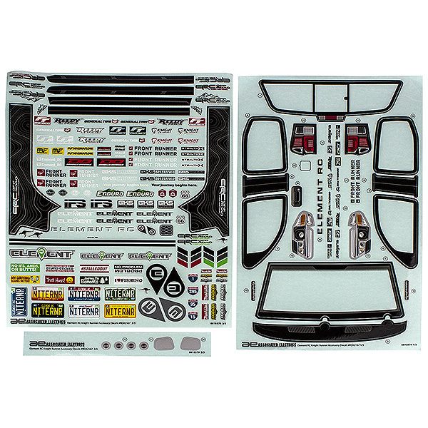 Element RC Enduro Knightrunner Body Decal Sheet (EL42167)