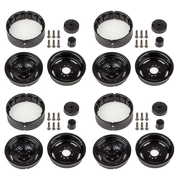 Element RC Enduro Steelie Wheels 1.9&quot; Black (EL42328)