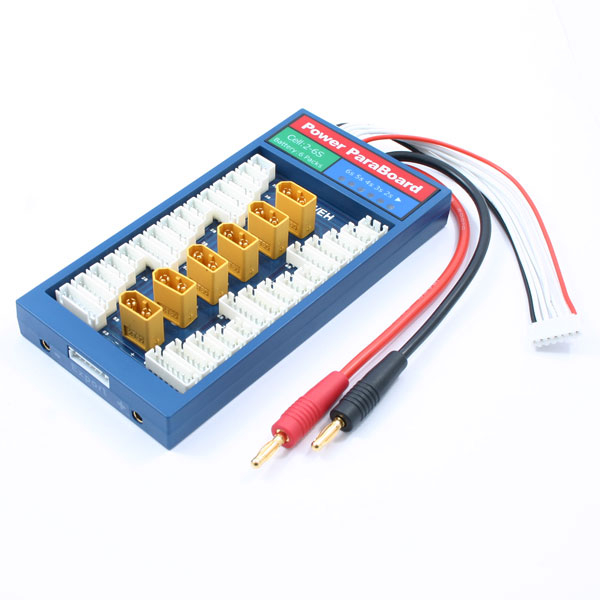 Etronix Power Paraboard 6Pk W/XT60 Connector &amp; XH Balance (ET0290-PB6)