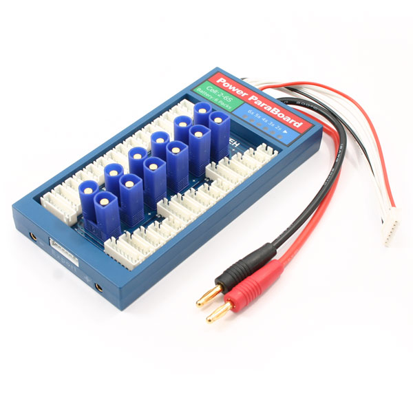 Etronix Power Paraboard 6Pk W/EC5 Connector &amp; XH Balance (ET0291-PB6)