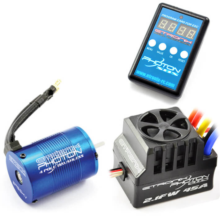 Etronix Photon 2.1FW Combo W/11.0R 3450KV Motor/45A ESC (ET0416)