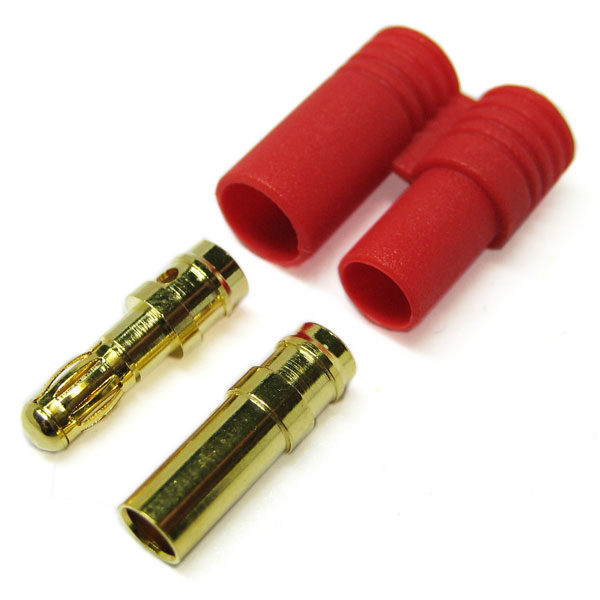 Etronix 3.5mm Gold Connector W/Housing (ET0603)