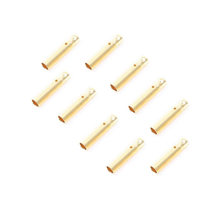 Etronix 4.0mm Female Gold Connectors (10) (ET0606)