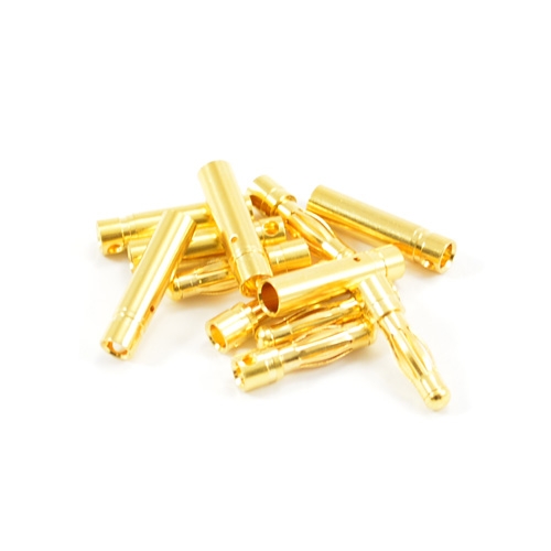 Etronix 4.0mm Gold Connectors (6 Pairs Male/Female) (ET0607)