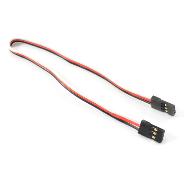 Etronix 20cm 22awg Extension Wire W/2 JR Male Connector (ET0757-20)