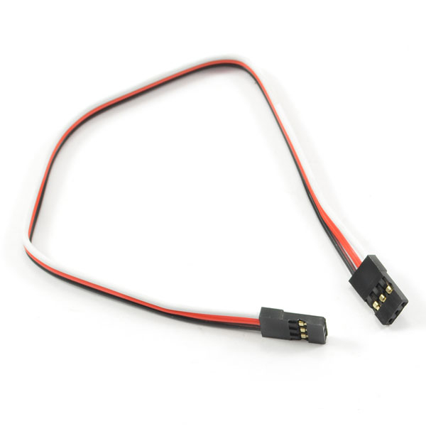Etronix 30cm 22awg Extension Wire W/2 JR Male Connector (ET0757-30)