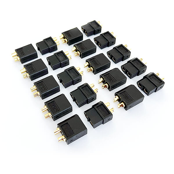 Etronix XT-60 Connector (Male/Female) 10 Pck Black (ET0797BK)