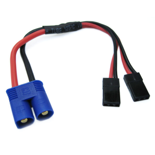 Etronix EC3 Connector To Dual JR Y Wire (ET0815)