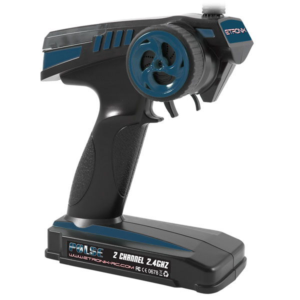 Etronix Pulse Gfsk Ex2 Sport 2.4Ghz Wheel 2Ch Radio System (ET1060)