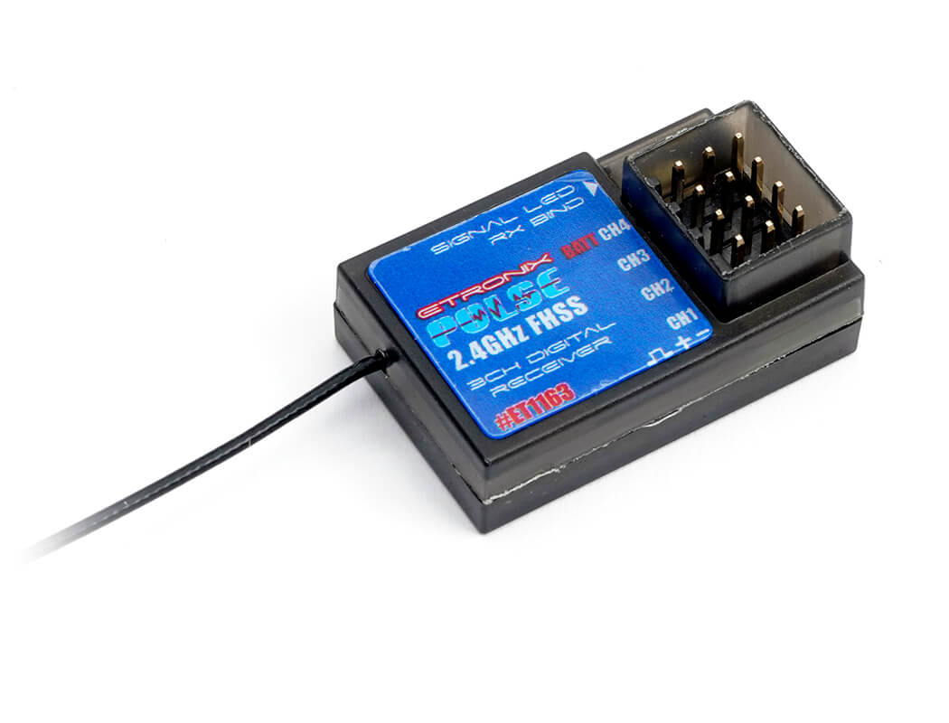 Etronix Pule EX4GPRO 4CH 2.4Ghz FHSS Wheel Radio System (ET1117)