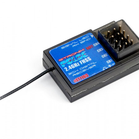 Etronix Pule EX4GPRO 4CH 2.4Ghz FHSS Wheel Radio System (ET1117)