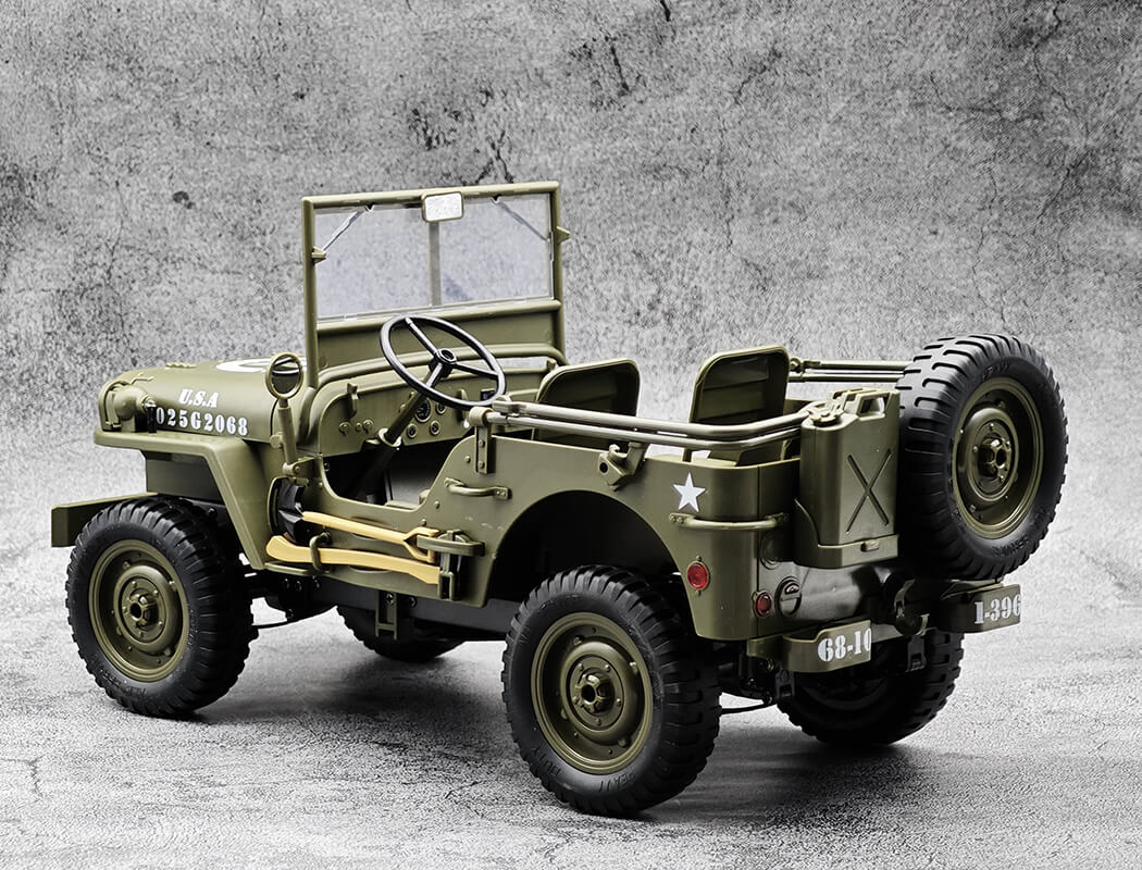 E-Zee RC 1:10 4wd RC Willys Jeep with LED Lights (EZ-G2068)