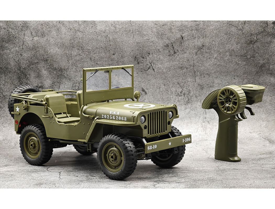 E-Zee RC 1:10 4wd RC Willys Jeep with LED Lights (EZ-G2068)