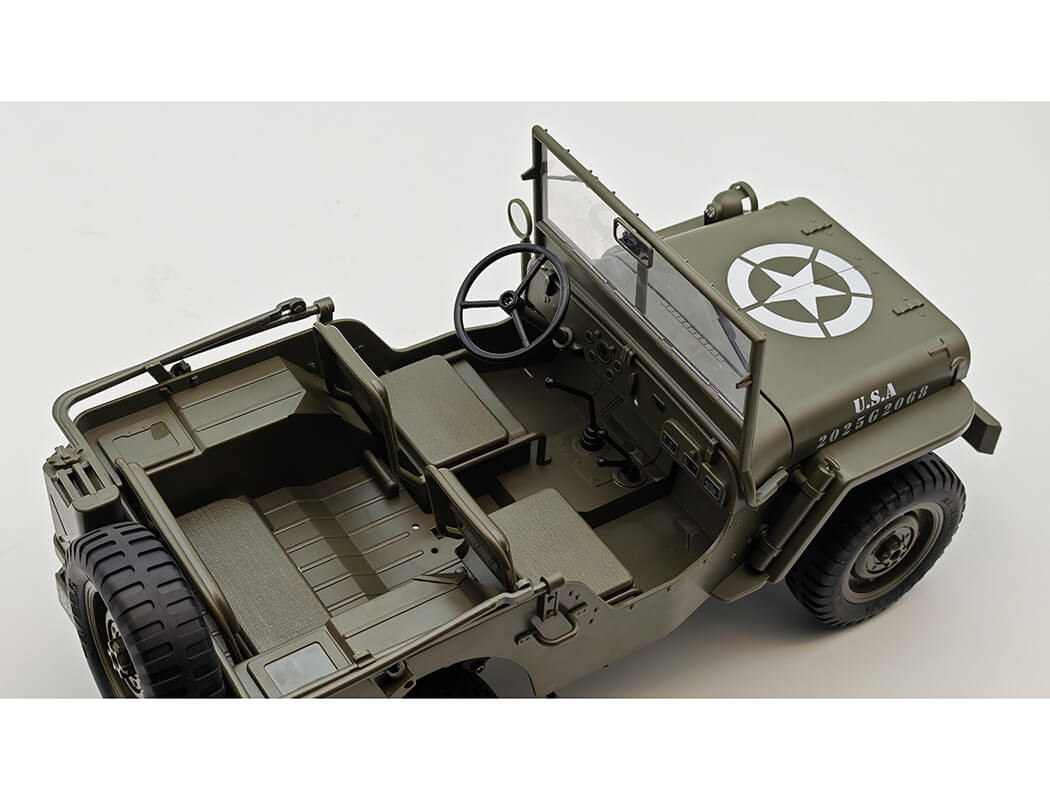 E-Zee RC 1:10 4wd RC Willys Jeep with LED Lights (EZ-G2068)