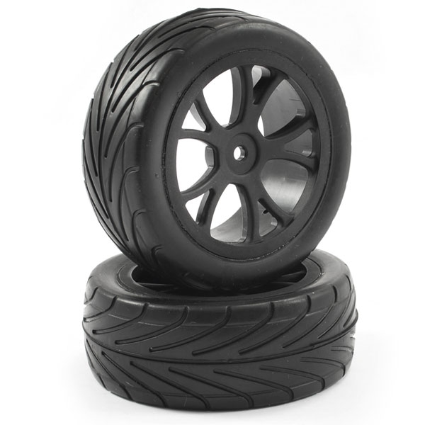 Fastrax 1:10th Mounted Arrow Buggy Front Tyres 10-Spoke (FAST0048B)