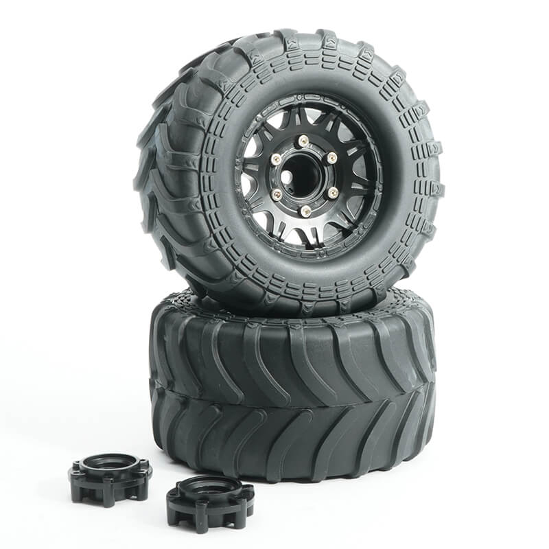 Fastrax 1/10 Wave Truck Tyre Mounted Star-Spoke (12mm Hex) (FAST0070B)