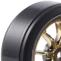 Fastrax 1:10th Street Wheel/ Drift Tyres 10-Spoke Gold (FAST0090G)