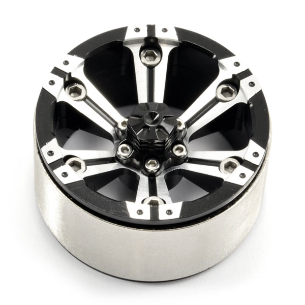 Fastrax 1.9&quot; Heavy Duty Split 6-Spoke Alloy Beadlock Wheels (X2) (FAST0145)