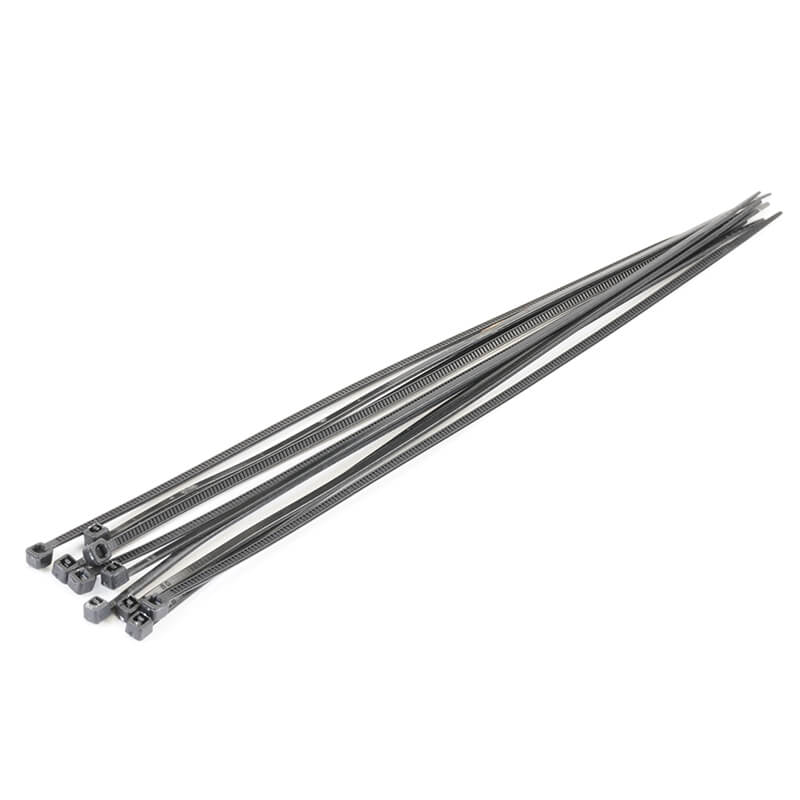 Fastrax Black 200mm X 2.5mm Nylon Cable Ties (10Pcs) (FAST106BK)