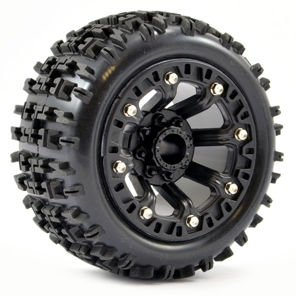 Fastrax 1:16 Jigsaw Mounted 8-Sp Black (Revo/Summ/Sav Xs ) (FAST1300B)