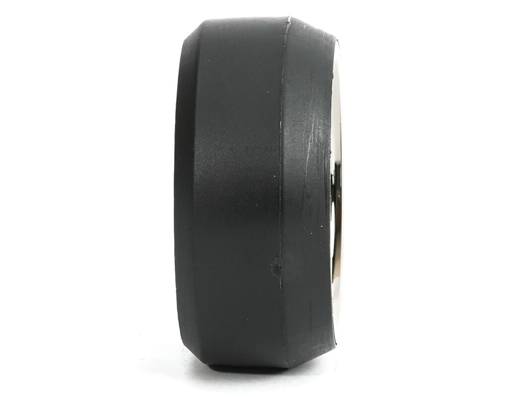 Fastrax 1/10 (4) Drift D3 Tyre With 9mm 6-Spoke Wheel - Black Chrome (FAST1350BC-D39)