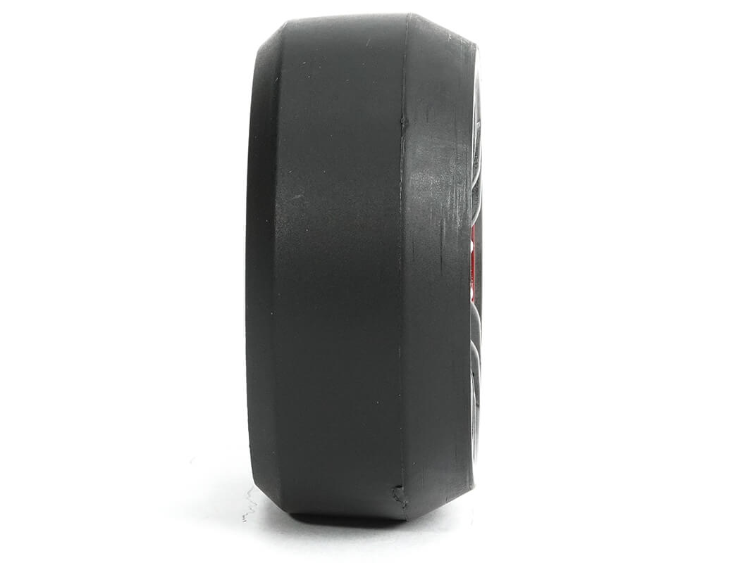 Fastrax 1/10 (4) Drift D3 Tyre With 3mm 10-Spoke Wheel-Graphite (FAST1352G-D33)