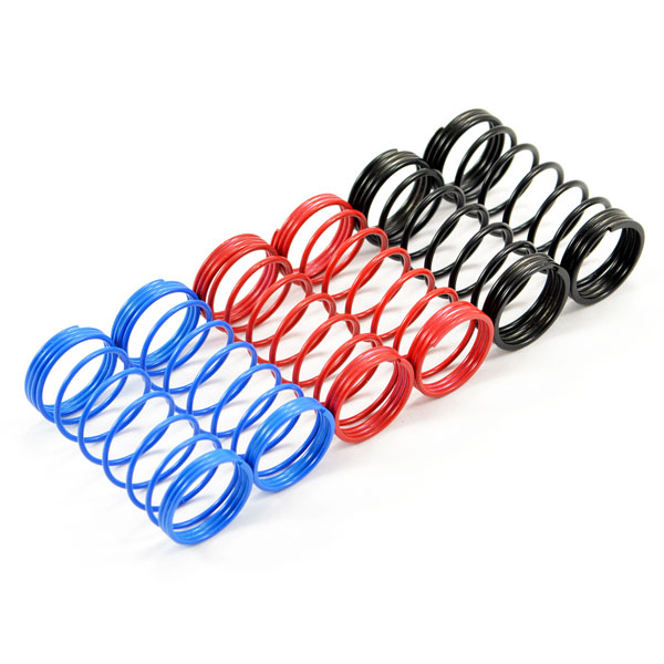 Fastrax 1:10th 75mm Spring Set Soft/Blue,Med/Red,Hard/Black (FAST156-S)