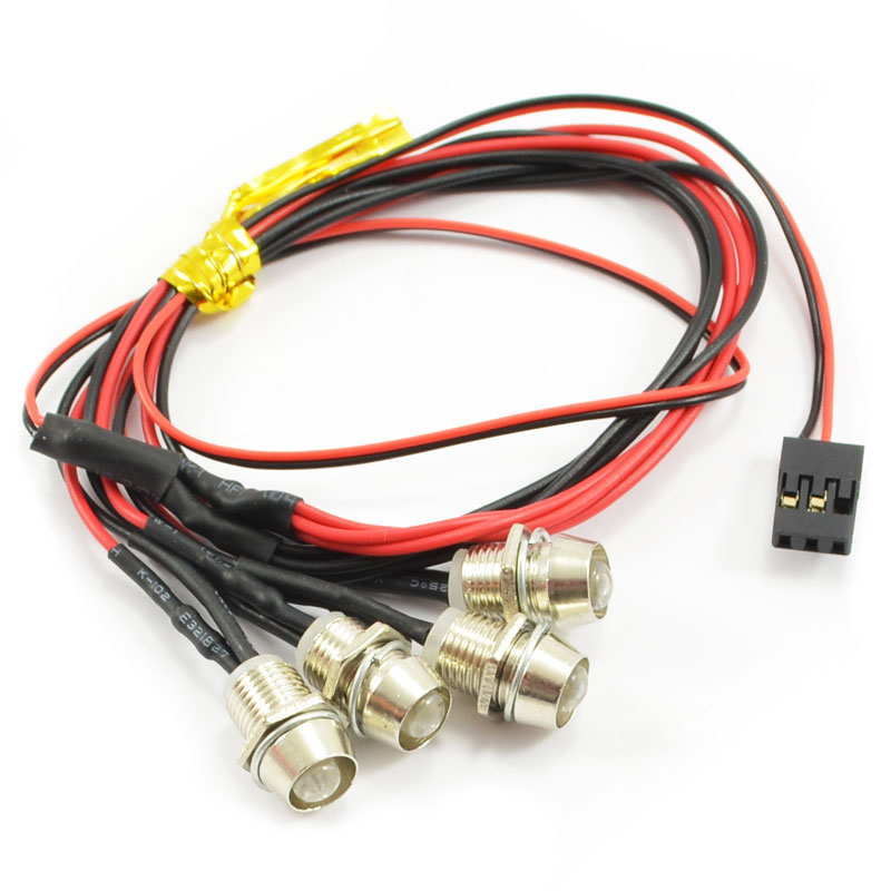 Fastrax Red Headlights (4Pc) (FAST199R-4)