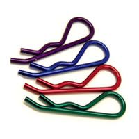 Fastrax 1:8th/1:5th/Transponder Body Clips Metallic Green (6) (FAST210MG)