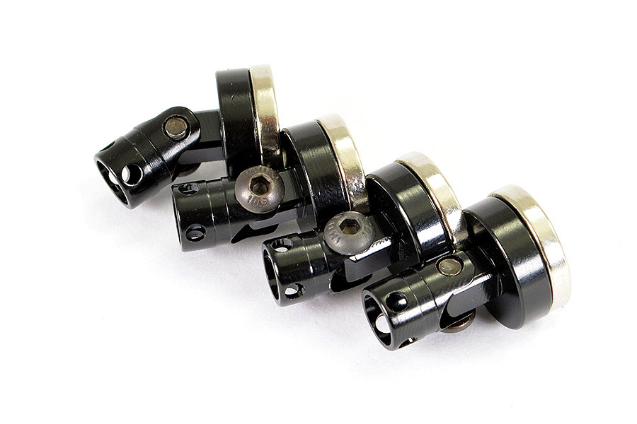 Fastrax 1:10 RC Car Magnetic Invisible Body Shell Mounts - 4pcs (FAST215BK)