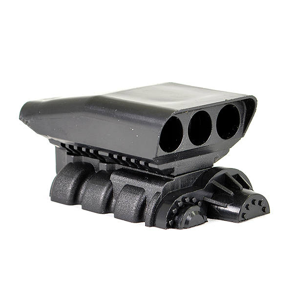 Fastrax Imitation Supercharger Engine Block - Black (FAST2212BK)