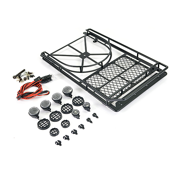 Fastrax Rooftop Luggage Rack W /Led Spot Lights (240X150X31mm (FAST2305)
