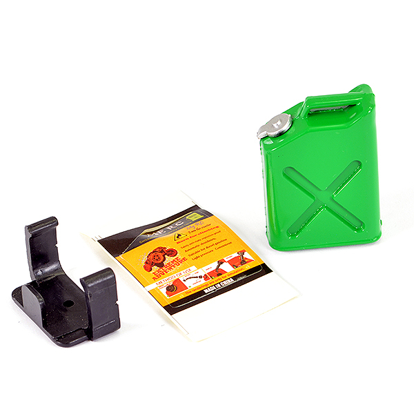 Fastrax Painted Fuel Jerry Can &amp; Mount - Green (FAST2326G)
