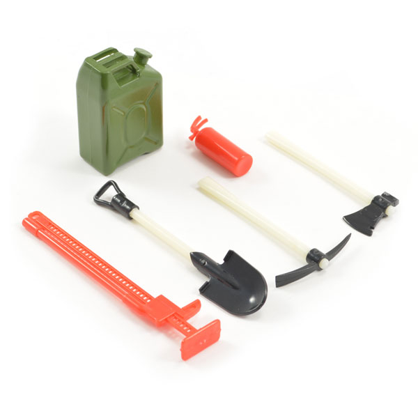 Fastrax Type-B Scale 6-Piece Painted Tool Set (FAST2338)