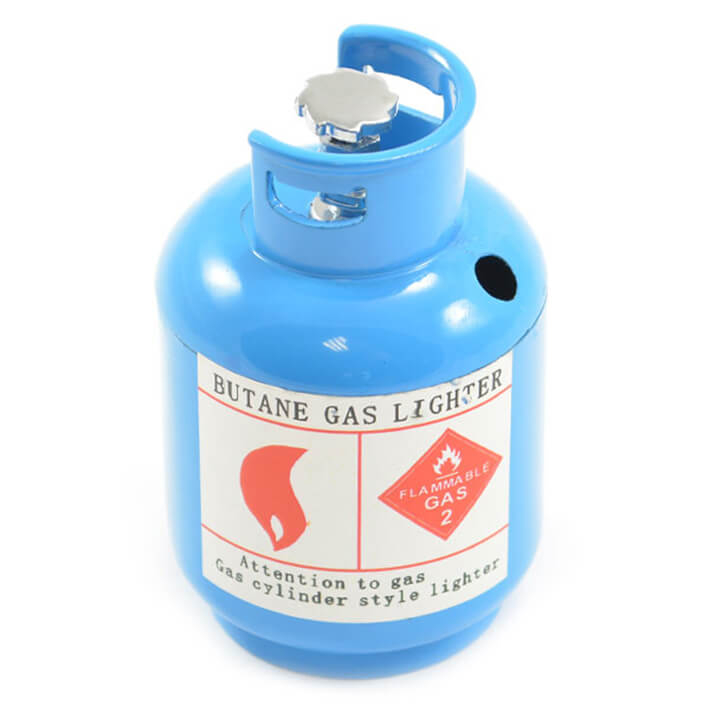 Fastrax Scale Painted Alloy Gas Bottle - Blue (FAST2349B)