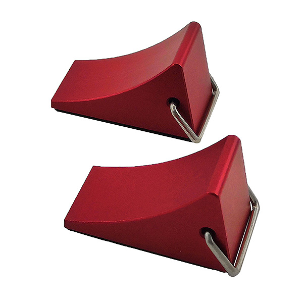 Fastrax Wheel Chock Set (2Pcs) - Red (FAST2381R)