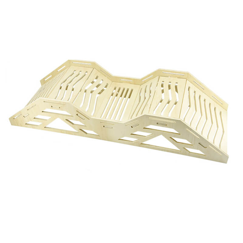 Fastrax Wood Board Climbing Up&#039;N&#039;Over Obstacle Type B (FAST2399-06)