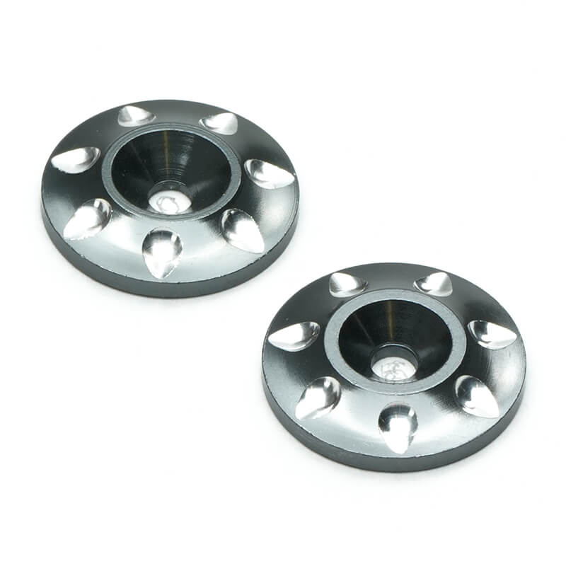 Fastrax 1/8th Wing Washers - Titanium (FAST2550T)