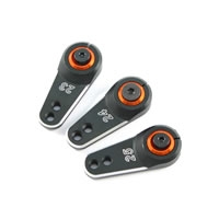 Fastrax 25T Black Aluminium Servo Horn (Savox/Futaba) (FAST311B)