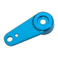 Fastrax Blue Aluminium Short Servo Arm W/Inserts For 23/24/25 Spline (FAST37B)