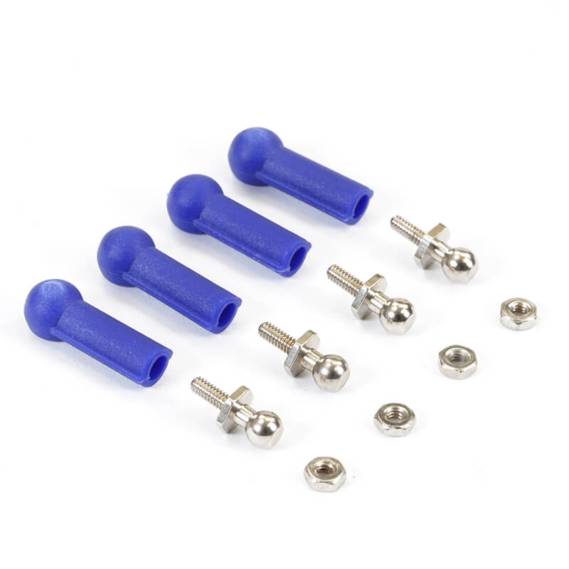 Fastrax Ball Cups (4) Blue W/Ball Studs (FAST45B)