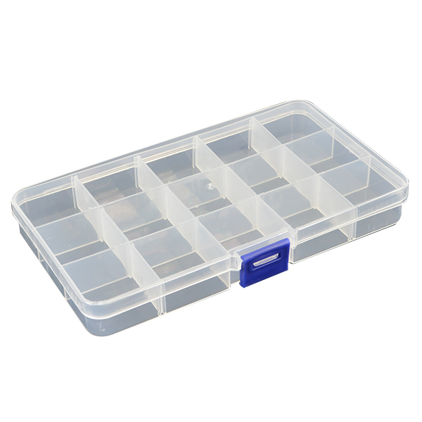 Fastrax Parts Box 175mm x 100mm - 15 Sections (FAST676-E)