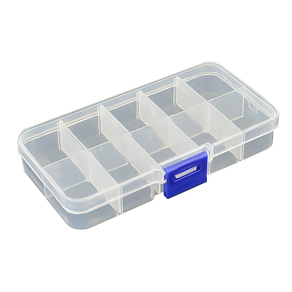 Fastrax Parts Box 130mm x 68mm - 10 Sections (FAST676-F)