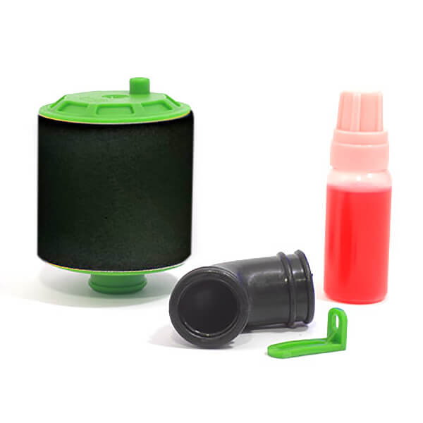 Fastrax 1:10th Air Filter Re-Buildable - Green (FAST851G)