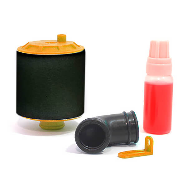 Fastrax 1:10th Air Filter Re-Buildable - Orange (FAST851O)