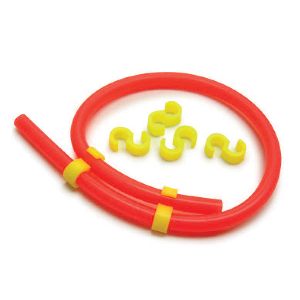 Fastrax Fuel Tube Clips (6) Yellow (FAST89)