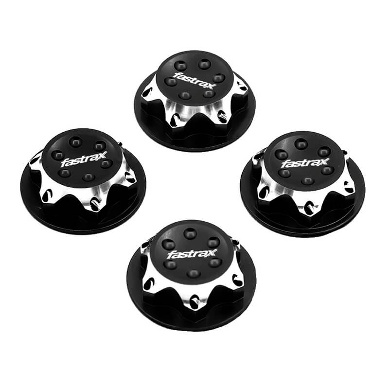 Fastrax Antidust 17mm Serrated Aluminium Wheel Nuts (4) - Bla (FAST924BK)