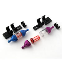 Fastrax Deluxe Fuel Filter W/Mount - Purple (FAST930P)